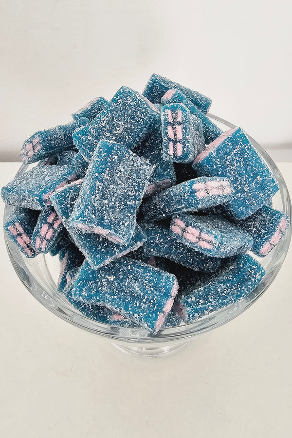 Fizzy Raspberry Bricks Fizzy Blue Raspberry Bricks – The Lolly Jar NZ