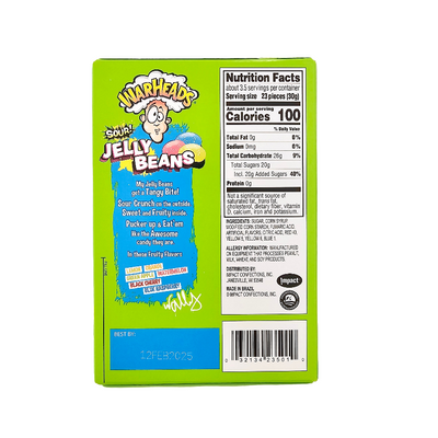 Warheads Sour Jelly Beans